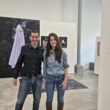 Sarah Mi-Song Grau et Jean-Pierre Pralong dans les locaux des Arsenaux de Sion, qui abritent les bureaux de Culture Valais